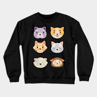 Cats | Cat | Animals | Gift for Pet Lovers Crewneck Sweatshirt